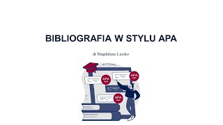 Bibliografia w stylu APA [upl. by Ramed]