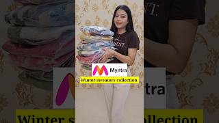 Myntra winter sweaters collection Myntra winterwear shorts [upl. by Morvin746]