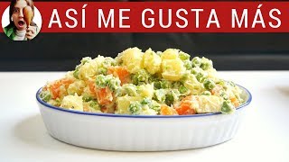 ENSALADA RUSA COMÚN Y NIVEL DIOS Ensaladilla [upl. by Ana]