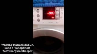 Washing Machine BOSCHSerie 4Varioperfect [upl. by Procter718]