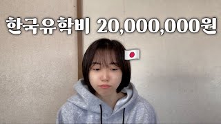 １年間の韓国留学で使った費用、大公開！💸 [upl. by Holey680]