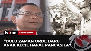 Komentar Mahfud soal Penanaman Nilai Pancasila Bagi Generasi Muda  Kabar Tokoh tvOne [upl. by Eelyk]