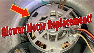 How to Replace a Blower Motor HVAC [upl. by Nashner]