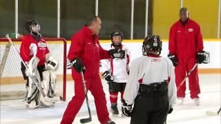 NHL Skills Coaching Powerplay From Canadian Tire Hockey School [upl. by Airym670]