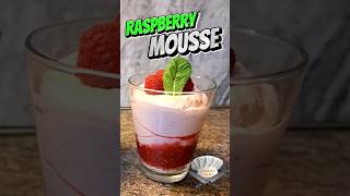 Best dessert ever easy raspberry mousse [upl. by Yenaj]