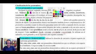 PRONOMBRES CLASIFICACIÓN RELATIVOS [upl. by Naujd786]