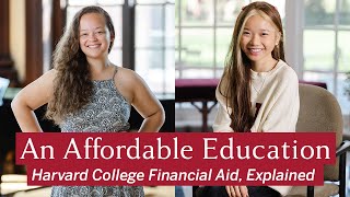 Harvard College Financial Aid Explained [upl. by Nodnelg]