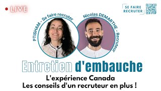 Recrutement expatriation et conseils de recruteur [upl. by Barhos]