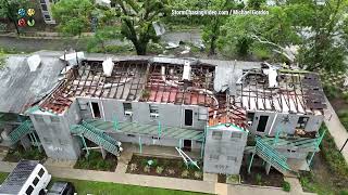 Extensive Tornado Aftermath Drone Survey FSU Circus Tallahassee FL [upl. by Drahsir563]