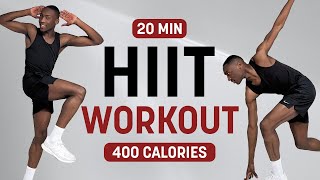 20 MIN HIIT WORKOUT  400 Calories  No Equipment  Sweaty Fat Burn  For Weight Loss [upl. by Naitsirk851]