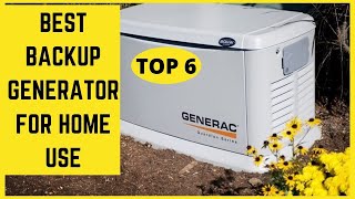 TOP 6 Best Backup Generator for Home Use 2022 [upl. by Atiekan]