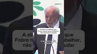 Foi preciso um metalúrgico sem diploma chegar à Presidência para abrir as portas do ensino ao povo [upl. by Alverta]