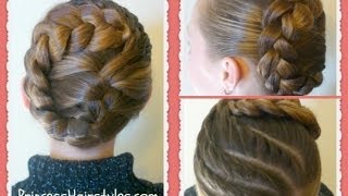 Holiday Hairstyles quotSwirling Braids Updoquot [upl. by Jarred]