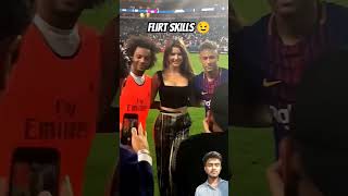 Flirting 🫦 In Match 😂shorts football funnyronaldomatch [upl. by Remos]