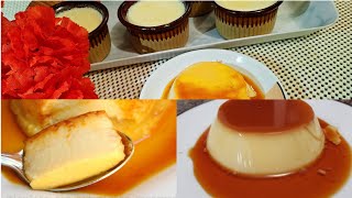 3 ingrédients  Flan au crème caramel Sans four cuisson en 30 minutes [upl. by Ahsiemac]