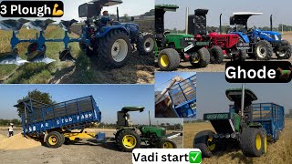 Chone di vadi da kam start✅NH 6510 piche 3 Plough🚀 [upl. by Groveman443]