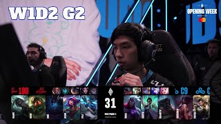 100 vs C9  Week 1 Day 2 S14 LCS Spring 2024  100 Thieves vs Cloud 9 W1D2 Full Game [upl. by Akcirred]