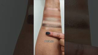 Swatches of Viseart Sireneuse Étendu palette  Indian skin tone [upl. by Ajnek]