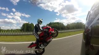 Wheelie Honda CBR  2016 by Fireblade 929 [upl. by Rramahs149]