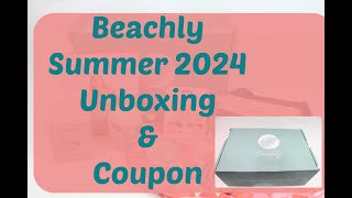 Beachly Summer 2024 Box UnboxingReview  Coupon [upl. by Darnell]