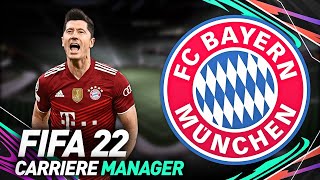 FIFA 22  CARRIÈRE MANAGER BAYERN MUNICH  LE NOUVEAU PROJET [upl. by Allebara]