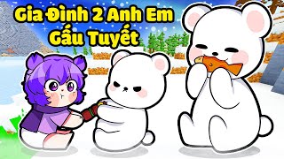 NABEE EM BÉ 1 NGÀY SỐNG VỚI GIA ĐÌNH GẤU TUYẾT VUI TÍNH TRONG MINECRAFTGIA ĐÌNH GẤU TUYẾT 👶🐻❄️ [upl. by Eicyal645]