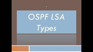 OSPF LSA Types Explained  ENGLISH [upl. by Hawken907]