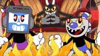 CUPHEAD vs DEVIL BAD ENDING ► Fandroid the Musical Robot [upl. by Enialedam208]