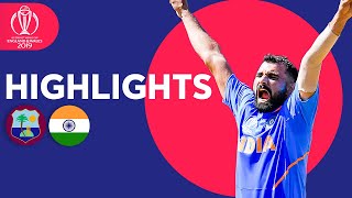 India March On With Easy Win  West Indies vs India  Match Highlights  ICC Cricket World Cup 2019 [upl. by Iorgo943]