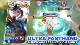 LING ULTRA FASTHAND  SAVAGE  SUPER AGGRESSIVE  ON POINT GAMEPLAY Ling Mobile Legends [upl. by Osnofedli]