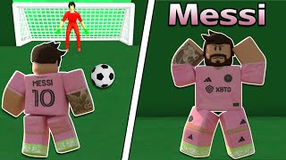 I Became Messi in Realistic Street Soccer Roblox [upl. by Spence30]