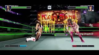 WWE Mayhem Gameplay  Versus Mode  Brie Bella vs Kairi Sane [upl. by Palermo339]