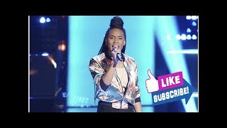 Kennedy Holmes powerful What About Us cover wows Jennifer Hudson during The Voice knockouts [upl. by Ailam]