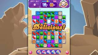 Candy Crush Level 4911 Talkthrough 26 Moves 0 Boosters [upl. by Akcired]