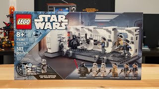 Review Of The 75387 Lego Star Wars Boarding The Tantive IV 2024 [upl. by Anenahs470]