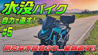 【水没バイクレストア 05】最終回 3連続フラッシングと3つの不具合修理！ラスボスのABSユニット交換とツーリングカスタムを行ってついに完成か【グラディウス400 レストア】 [upl. by Eseilanna]