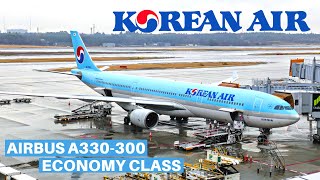 KOREAN AIR AIRBUS A330300 Economy  Tokyo  Seoul  Flight Review [upl. by Constantin46]