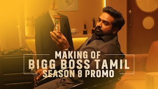 The Crew Behind Bigg Boss Tamil Season 8 Promo  VJStheBBhost  VijaySethupathi  Making Full Video [upl. by Atiuqcaj299]