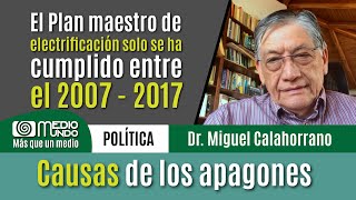 Causas de los apagones  ¿Porqué estamos en está situación en Ecuador  Dr Miguel Calahorrano [upl. by Juline41]