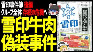 【ゆっくり解説】雪印食品が起こした牛肉偽装事件とは？ [upl. by Attenwahs]