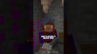 Farming Infinite Lava with Dripstone in Survival Minecraft [upl. by Ronel]