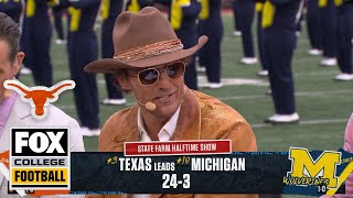 Matthew McConaughey breaks down Texas first half domination over Wolverines  Big Noon Kickoff [upl. by Airotnahs444]