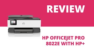 HP OfficeJet Pro 8022e A4 Colour Multifunction Inkjet Printer with HP Plus [upl. by Inol579]