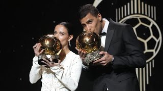 Bonmatí und Rodri mit dem Ballon d’Or ausgezeichnet [upl. by Aneert]