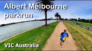 Albert Melbourne parkrun VIC Australia [upl. by Ecnerwaled167]