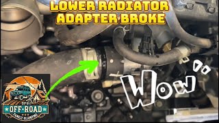 2020 Hyundai Tucson Radiator Fix  Replacing Broken Lower Radiator Hose  OffRoad Family Glamping [upl. by Eirollam159]