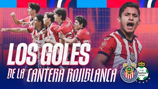 ¡LOS 5 GOLES de Chivas Sub 18 y Sub 23 vs Santos  J1  Clausura 2024 [upl. by Lorimer]