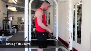 All musculation exercice rowing yates barre [upl. by Tsyhtema]