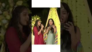 Anjitha and sree singing song pullothi sree anji shorts shami pullothi fyp viral shorts [upl. by Atilol695]