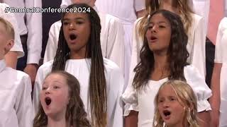 Childrens Choir at the October General Conference 2024 [upl. by Einnod]